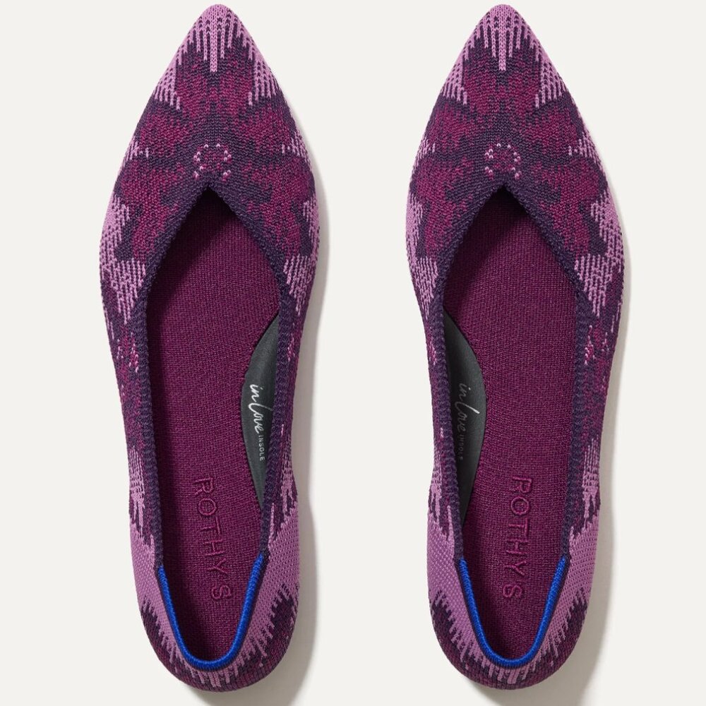 Rothy's Point II Amethyst, Size 9